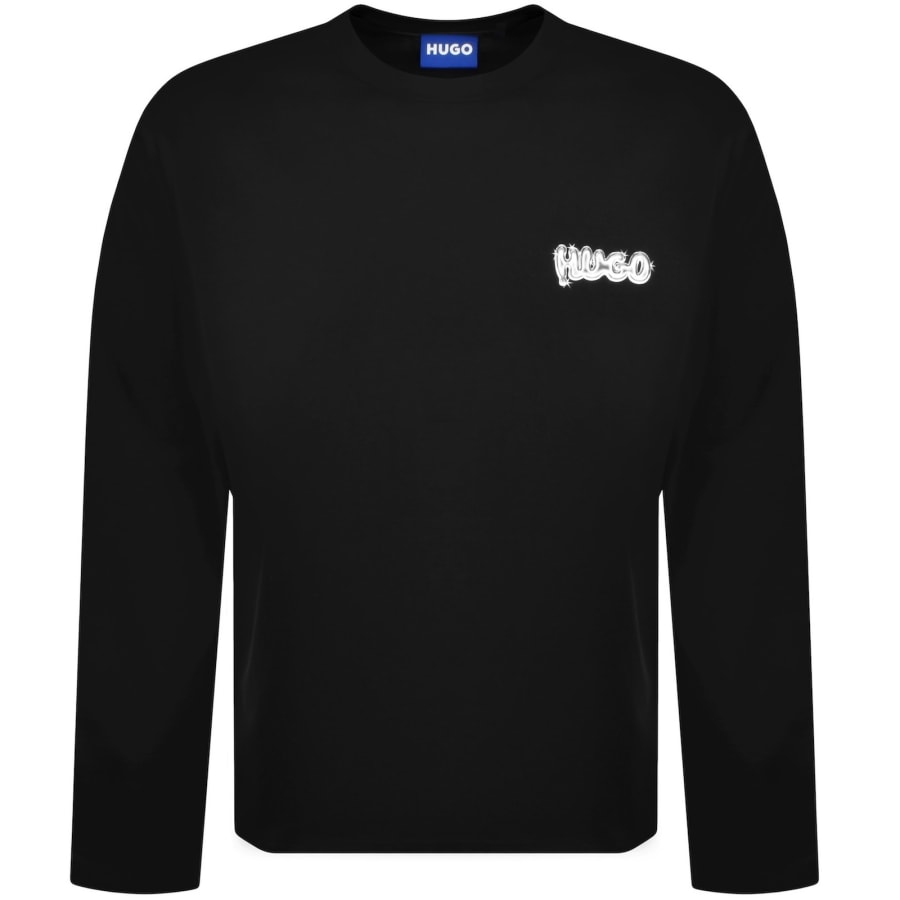 Image number 2 for HUGO Blue Nyrocrew Sweatshirt Black