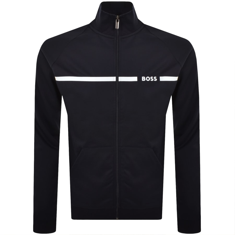 Image number 1 for BOSS Authentic Full Zip Sweatshirt Navy