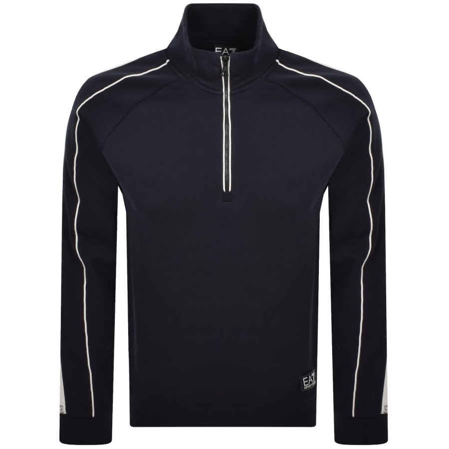 Image number 2 for EA7 Emporio Armani Logo Sweatshirt Blue