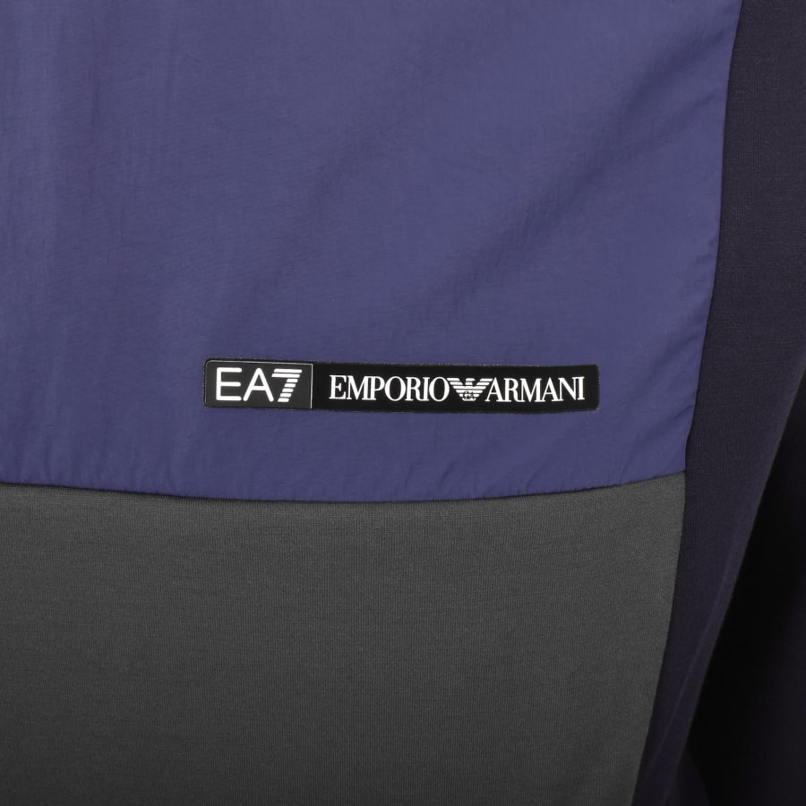 Image number 3 for EA7 Emporio Armani Colourbock Sweatshirt Blue