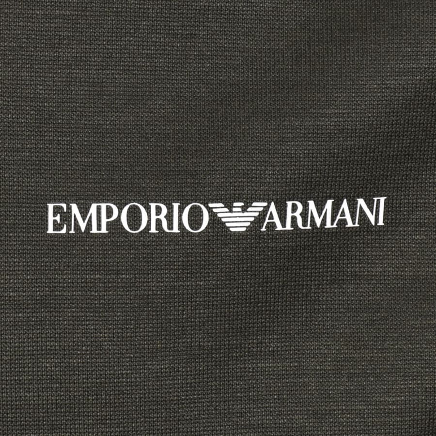 Image number 3 for Emporio Armani Short Sleeved Logo T Shirt Green
