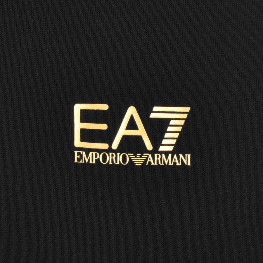 Image number 4 for EA7 Emporio Armani Logo Hoodie Black