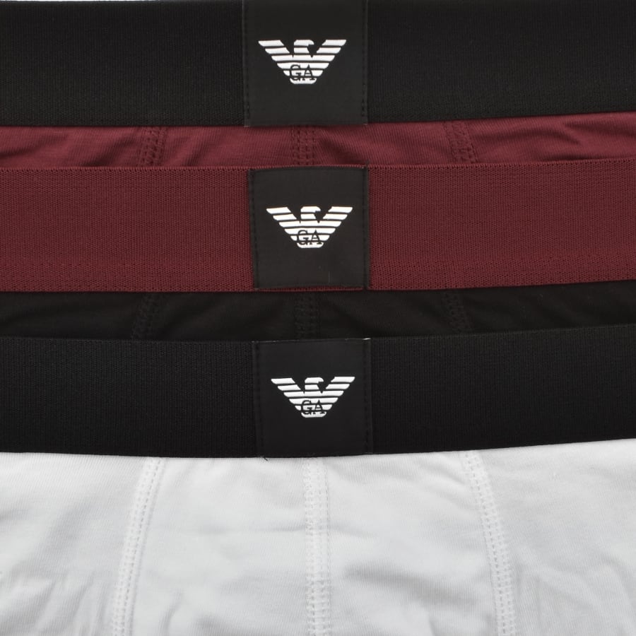 Image number 5 for Emporio Armani Underwear 3 Pack Boxer Trunks