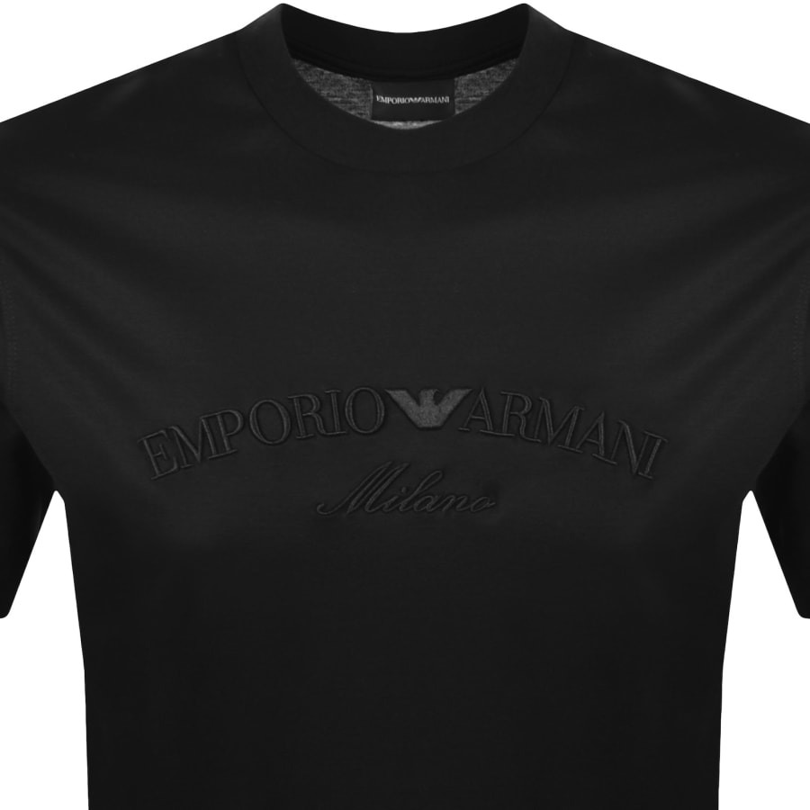 Image number 2 for Emporio Armani Logo T Shirt Black Beauty