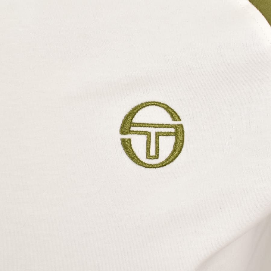 Image number 4 for Sergio Tacchini Ringer T Shirt Cream