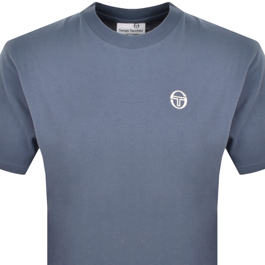 Image number 3 for Sergio Tacchini Trento T Shirt Blue