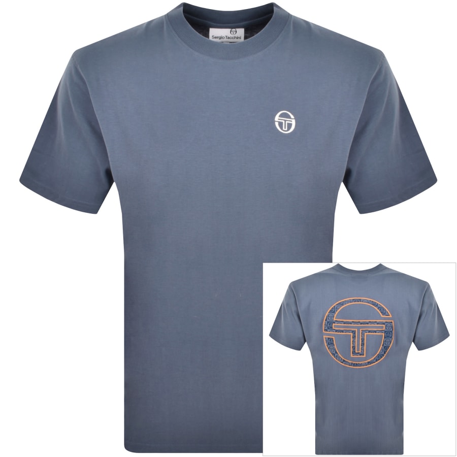 Image number 1 for Sergio Tacchini Trento T Shirt Blue