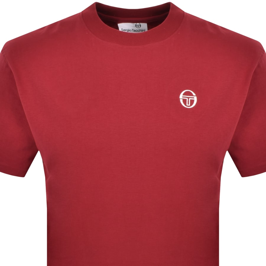 Image number 3 for Sergio Tacchini Trento T Shirt Rhubarb