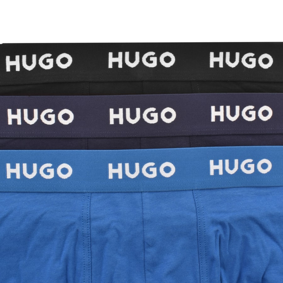 Image number 5 for HUGO 3 Pack Trunks Blue