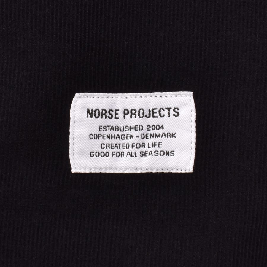 Image number 3 for Norse Projects Algot Micro Cord Shirt Navy