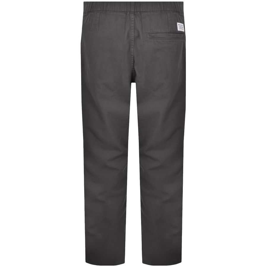 Image number 2 for Norse Projects Ezra Relaxed Twill Trousers Grey