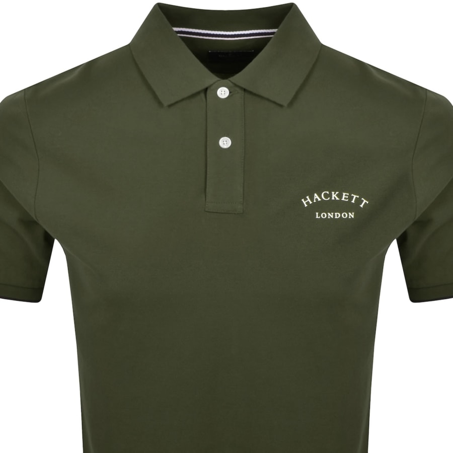 Image number 2 for Hackett Essential Logo Polo T Shirt Green