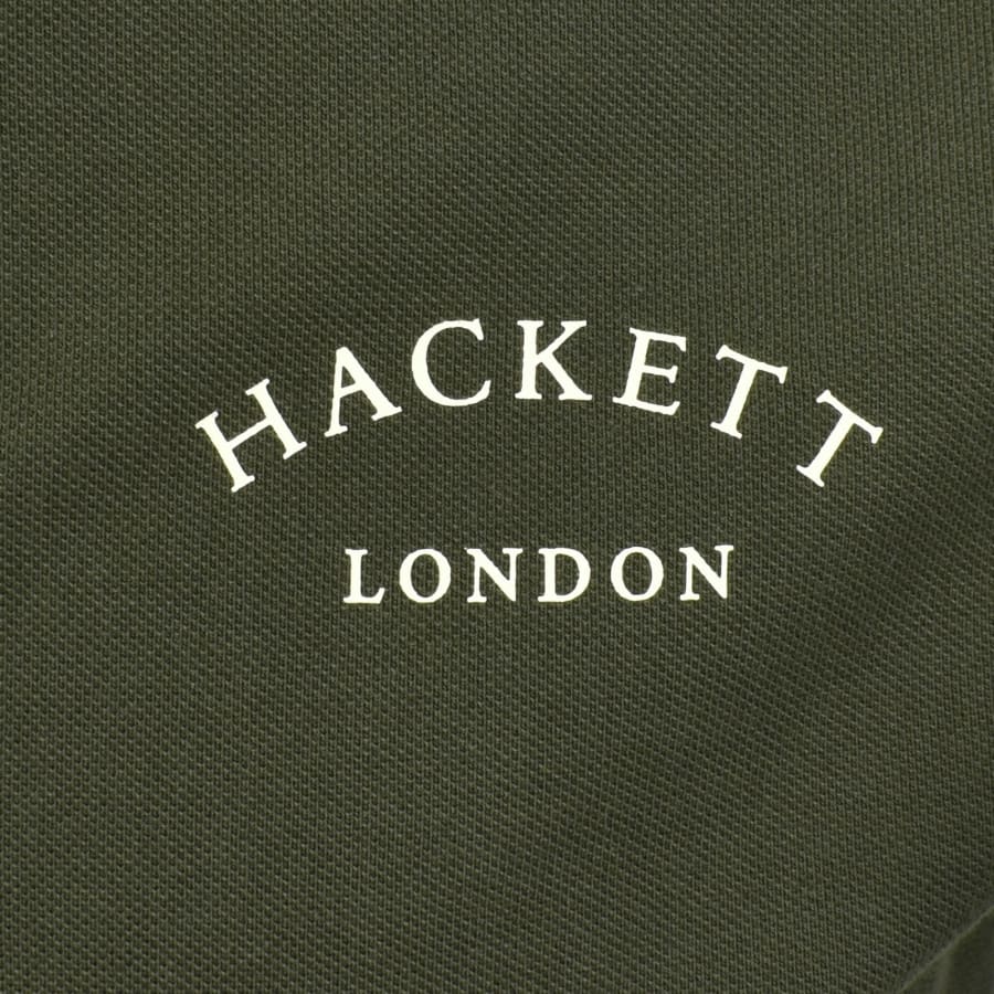 Image number 3 for Hackett Essential Logo Polo T Shirt Green
