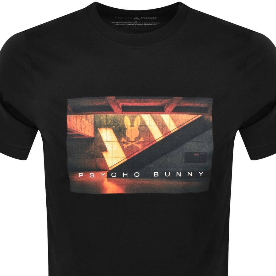 Image number 2 for Psycho Bunny Stewart T Shirt Black