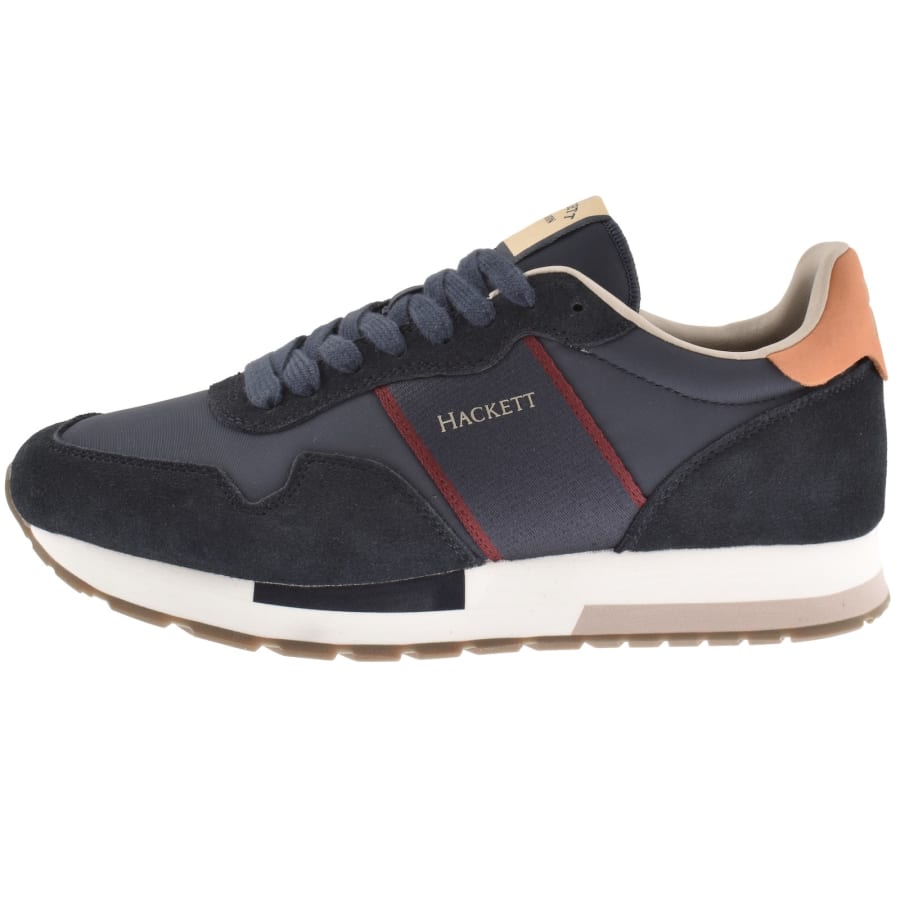 Image number 1 for Hackett London Keston Trainers Navy