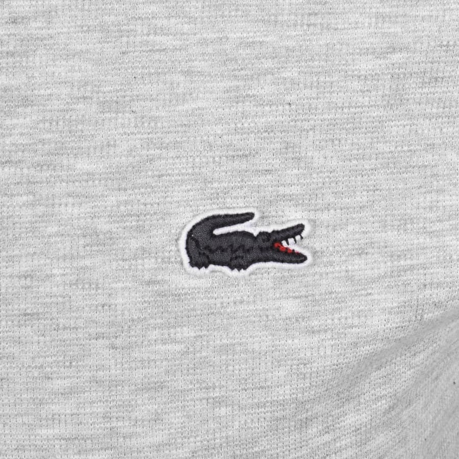 Image number 3 for Lacoste Long Sleeve Polo T Shirt Grey