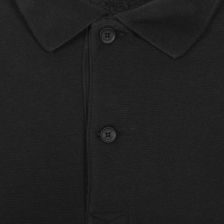 Image number 4 for Lacoste Long Sleeve Polo T Shirt Black
