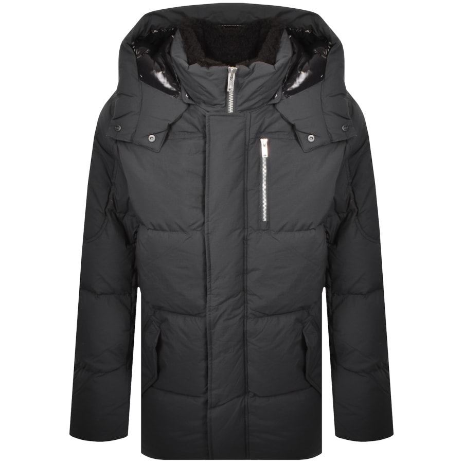 Image number 2 for Moose Knuckles Everest 3Q Puffer Jacket Grey