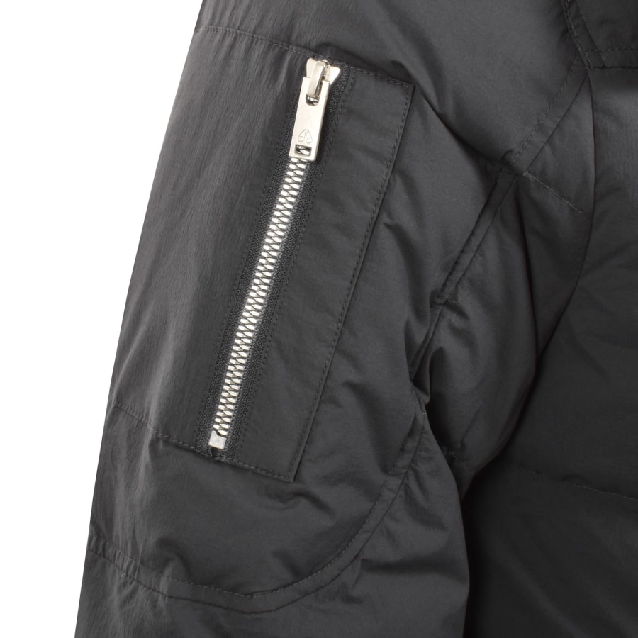 Image number 4 for Moose Knuckles Everest 3Q Puffer Jacket Grey