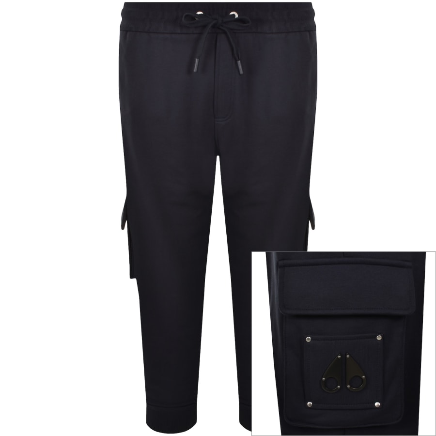 Image number 1 for Moose Knuckles Hartsfield Cargo Joggers Navy