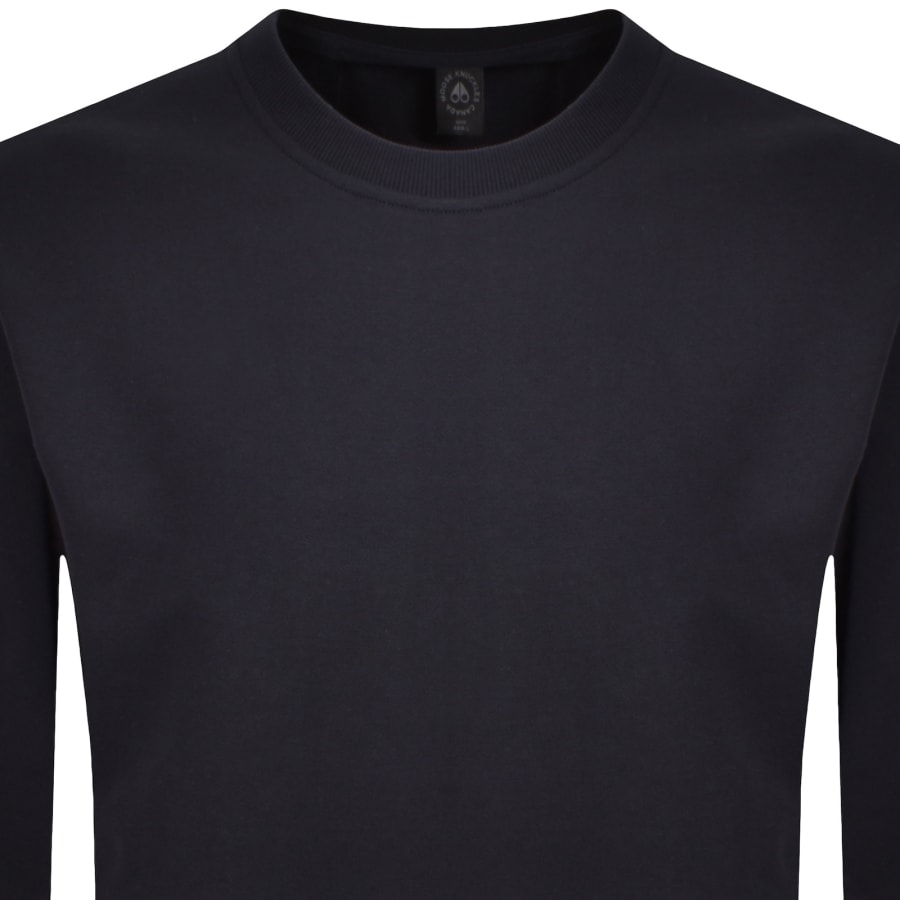 Image number 3 for Moose Knuckles Hartsfield Sweatshirt Navy