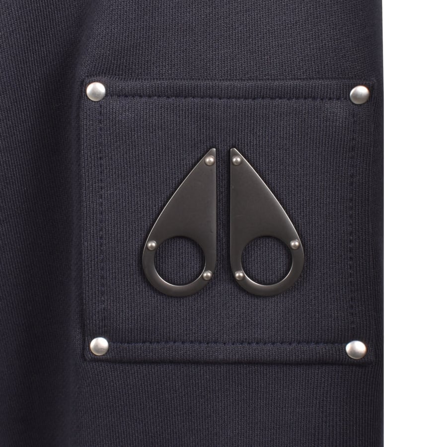 Image number 5 for Moose Knuckles Hartsfield Sweatshirt Navy