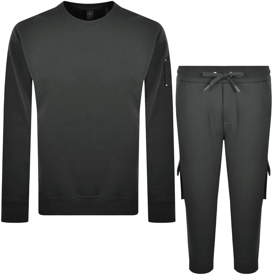 Image number 1 for Moose Knuckles Tracksuit Grey