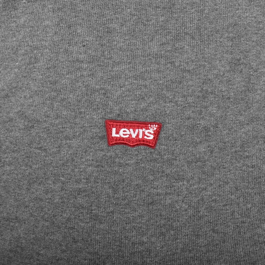 Image number 3 for Levis Original Logo Full Zip Hoodie Grey