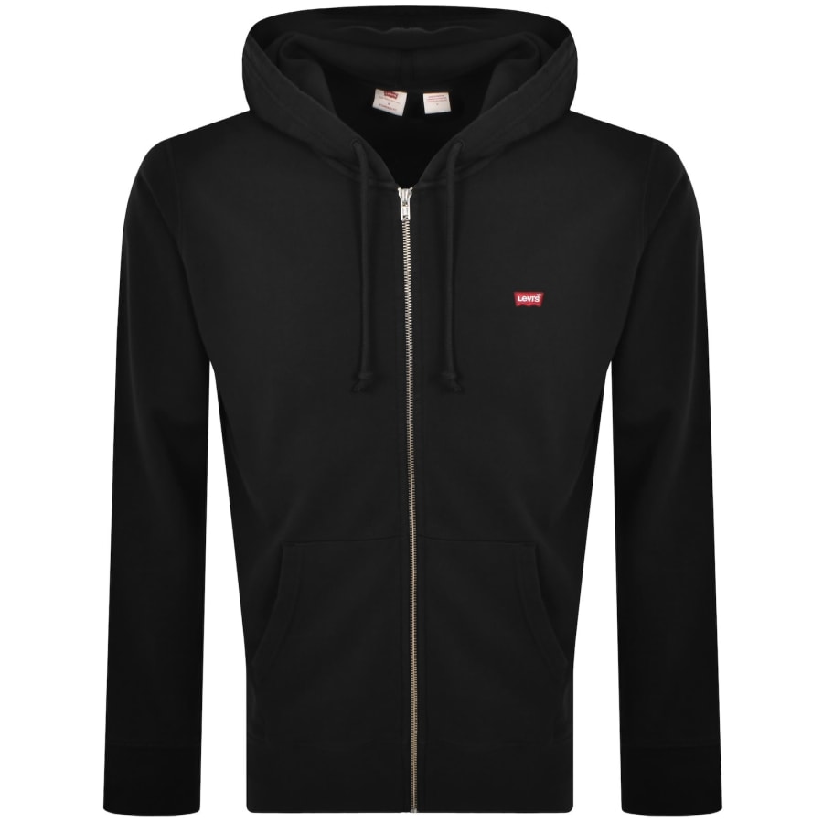 Image number 1 for Levis Original Logo Full Zip Hoodie Black
