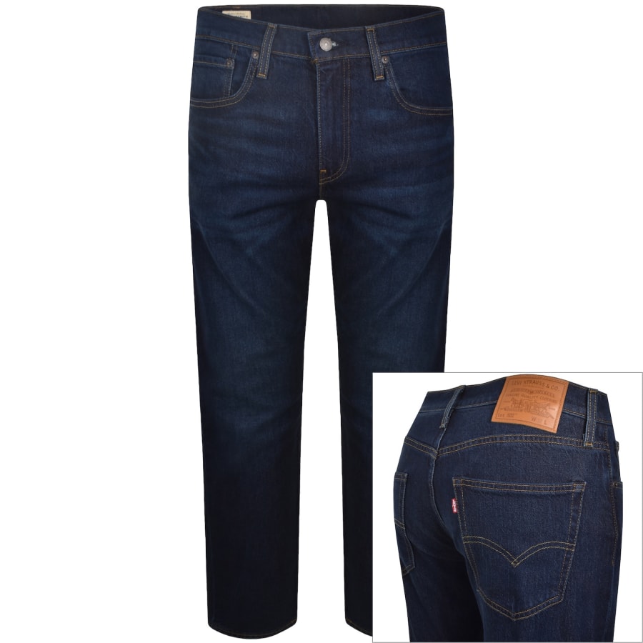 Image number 1 for Levis 502 Regular Tapered Jeans Blue