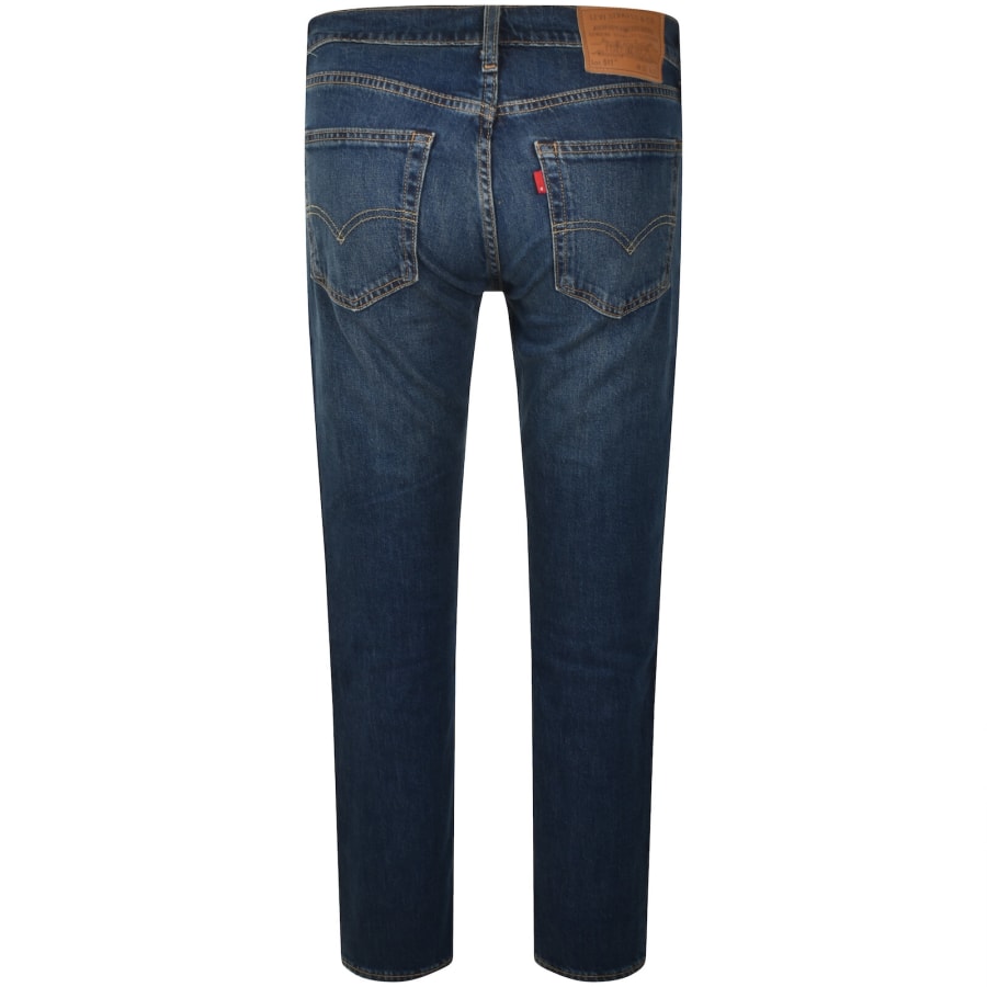 Image number 3 for Levis 511 Slim Fit Jeans World View Blue