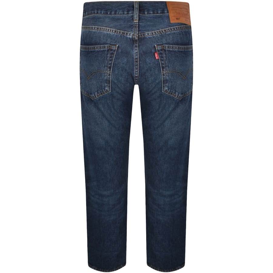 Image number 3 for Levis 501 Original Jeans Mid Wash Blue