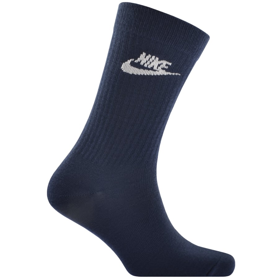Image number 3 for Nike 3 Pack Crew Socks
