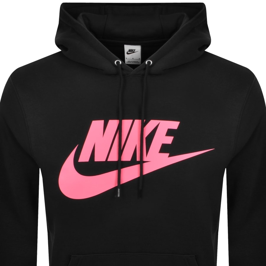 Image number 2 for Nike Swoosh Logo Hoodie Black