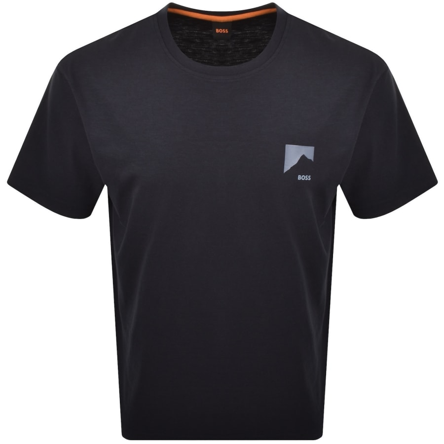 Image number 2 for BOSS Polar Logo T Shirt Navy
