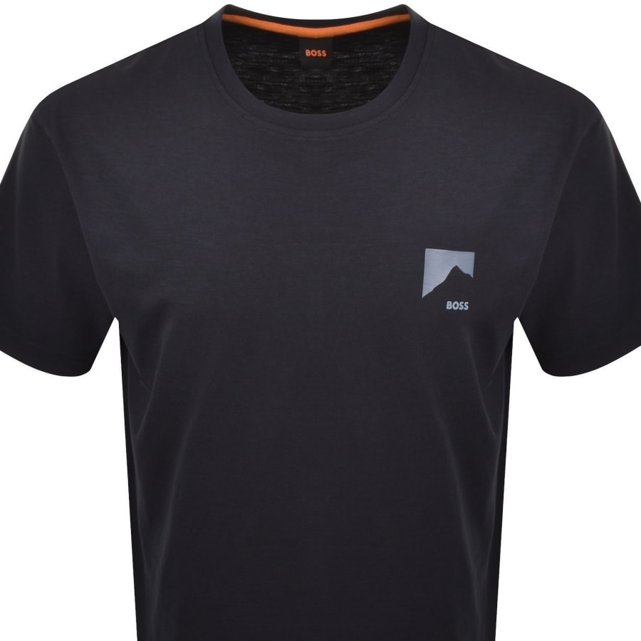 Image number 3 for BOSS Polar Logo T Shirt Navy