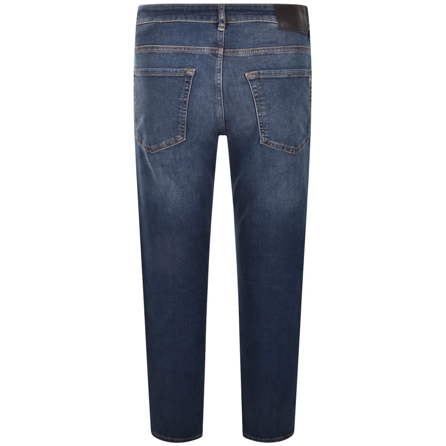 Image number 3 for BOSS Re Maine Regular Fit Mid Wash Blue