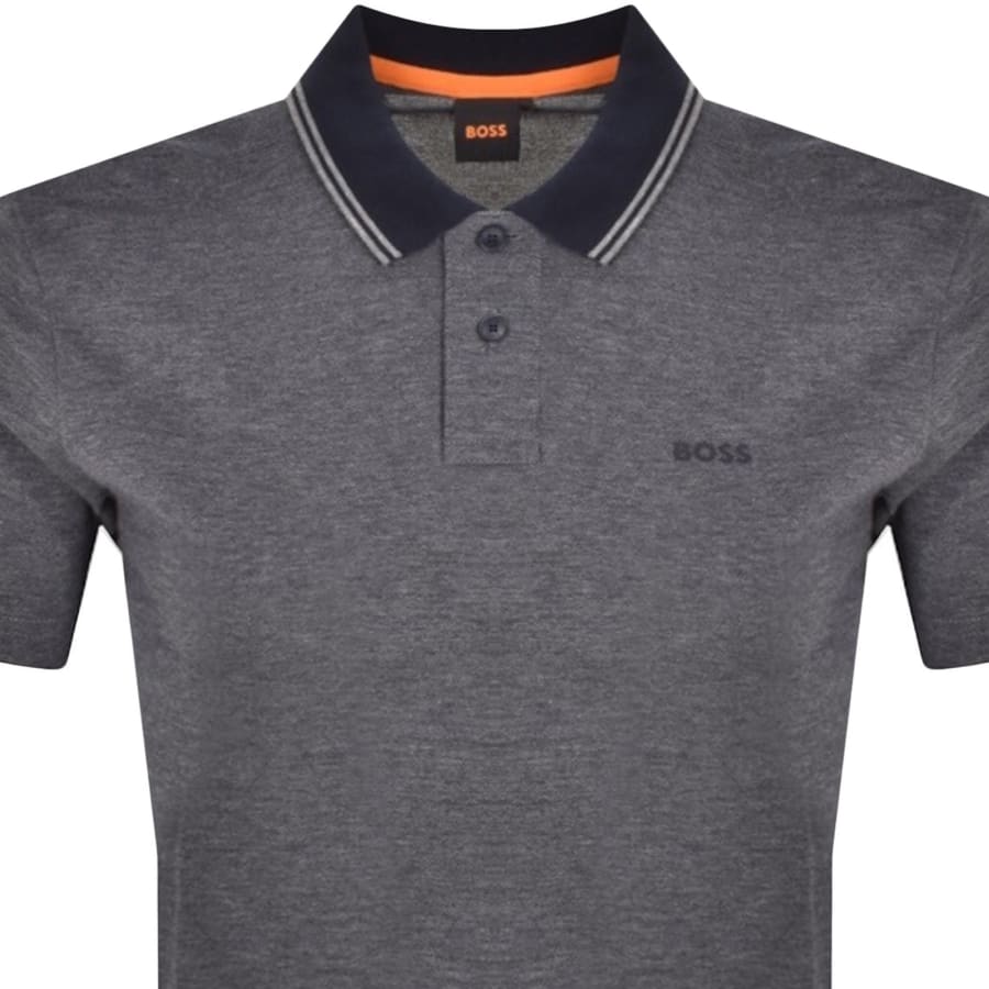 Image number 2 for BOSS Oxford New Polo Navy