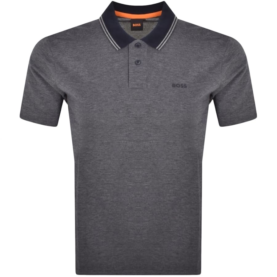 Image number 1 for BOSS Oxford New Polo Navy