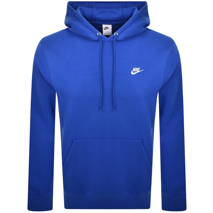 Image number 1 for Nike Club Hoodie Blue
