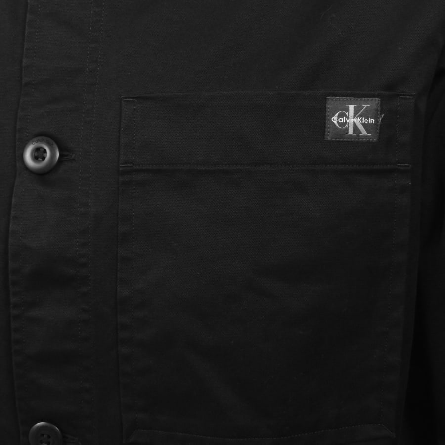 Image number 3 for Calvin Klein Jeans Overshirt Black