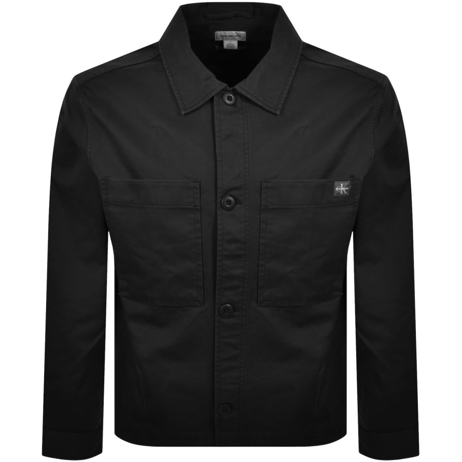 Image number 1 for Calvin Klein Jeans Overshirt Black