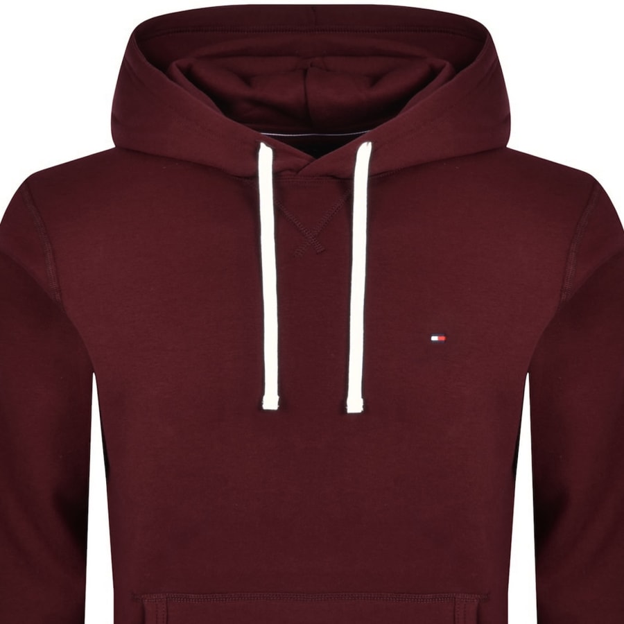 Image number 2 for Tommy Hilfiger Seasonal Hoodie Deep Burgundy