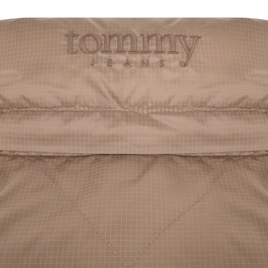 Image number 5 for Tommy Jeans Alaska Puffer Jacket Beige