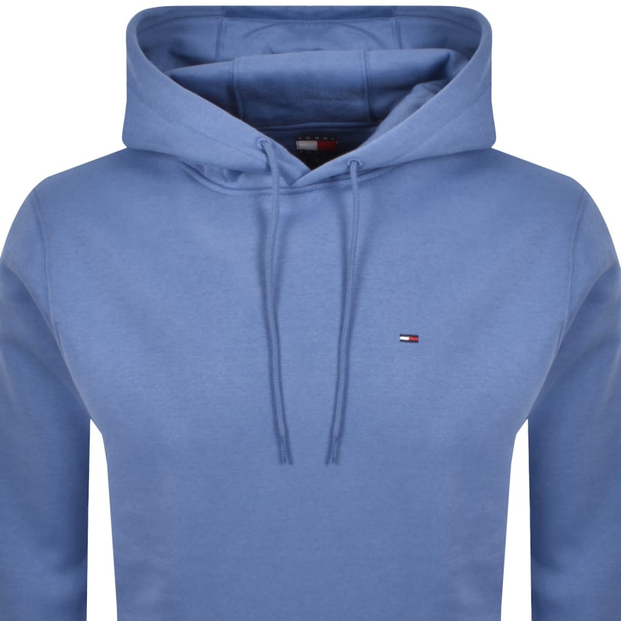 Image number 2 for Tommy Jeans Flag Logo Hoodie Blue