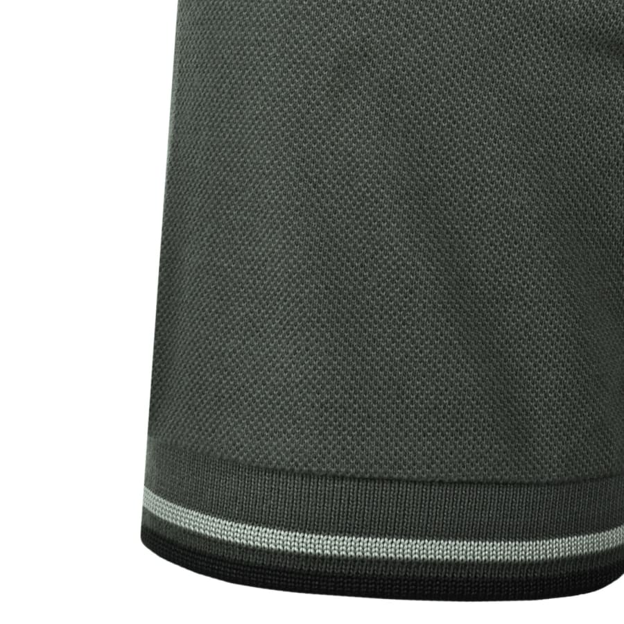 Image number 4 for Fred Perry Twin Tipped Polo Field Green