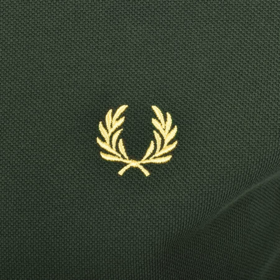 Image number 3 for Fred Perry Twin Tipped Polo Hunting Green