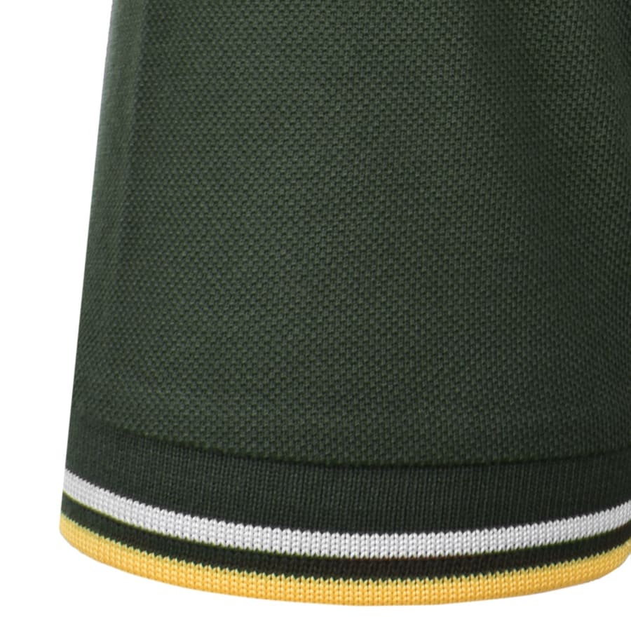 Image number 4 for Fred Perry Twin Tipped Polo Hunting Green