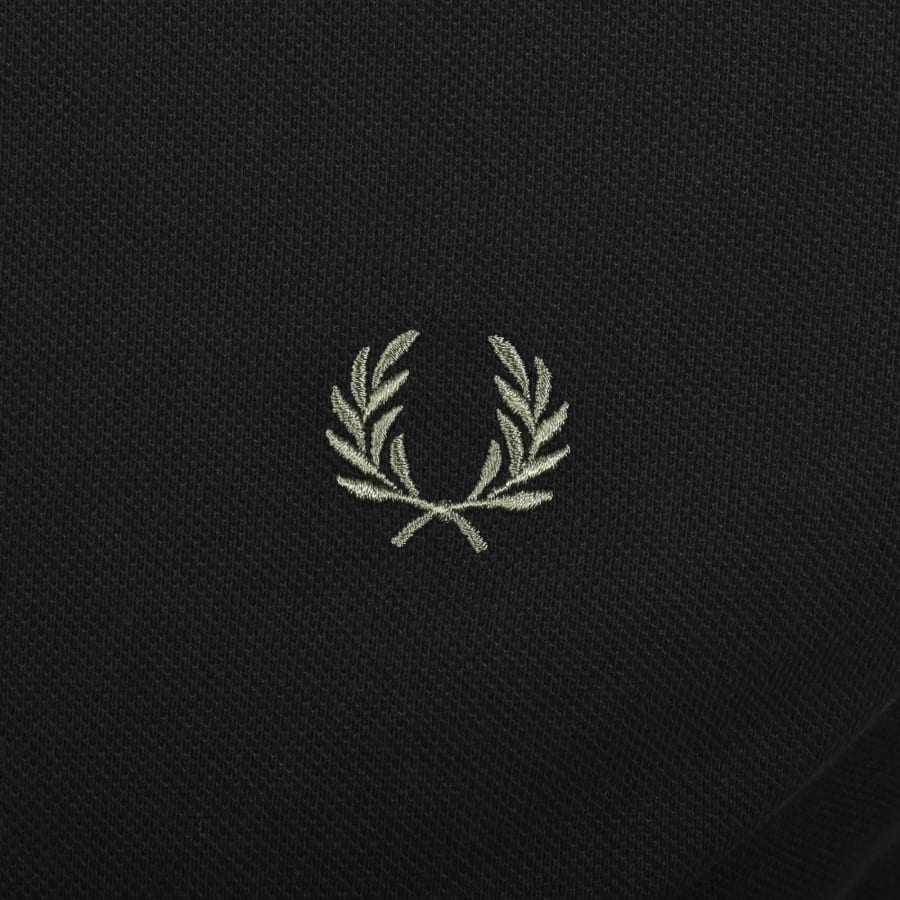 Image number 3 for Fred Perry Twin Tipped Polo T Shirt Black