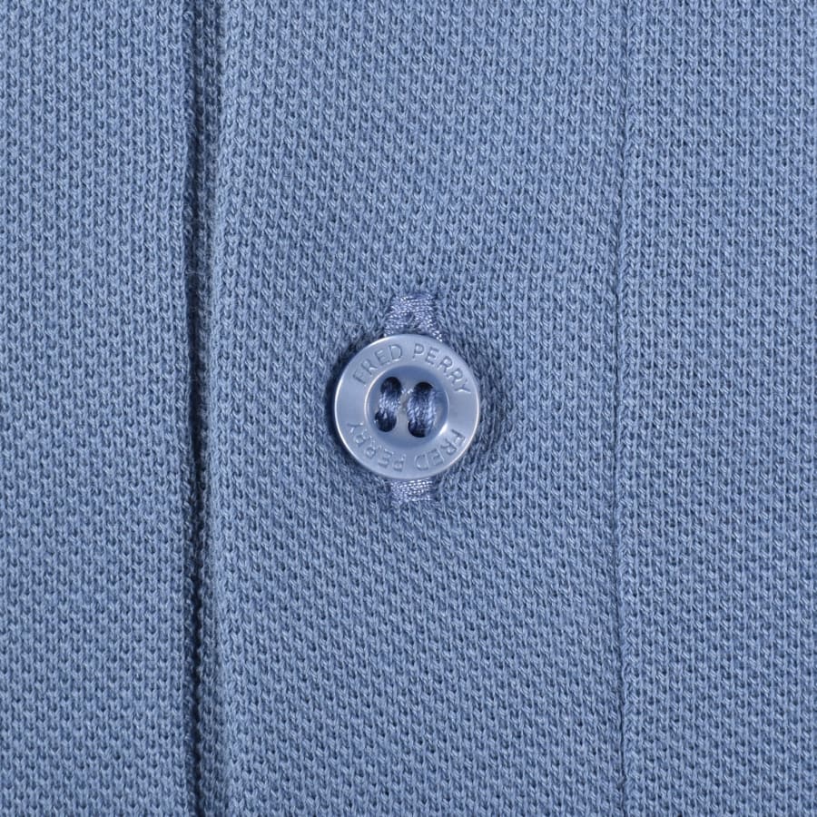 Image number 4 for Fred Perry Plain Polo T Shirt Blue